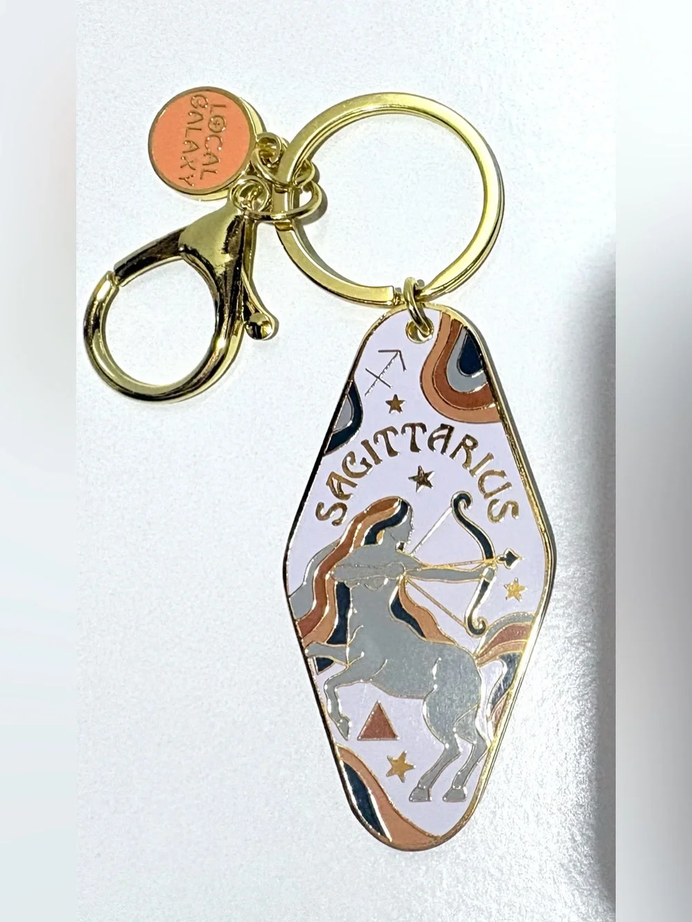 Sagittarius Zodiac Keychain Bag Charm